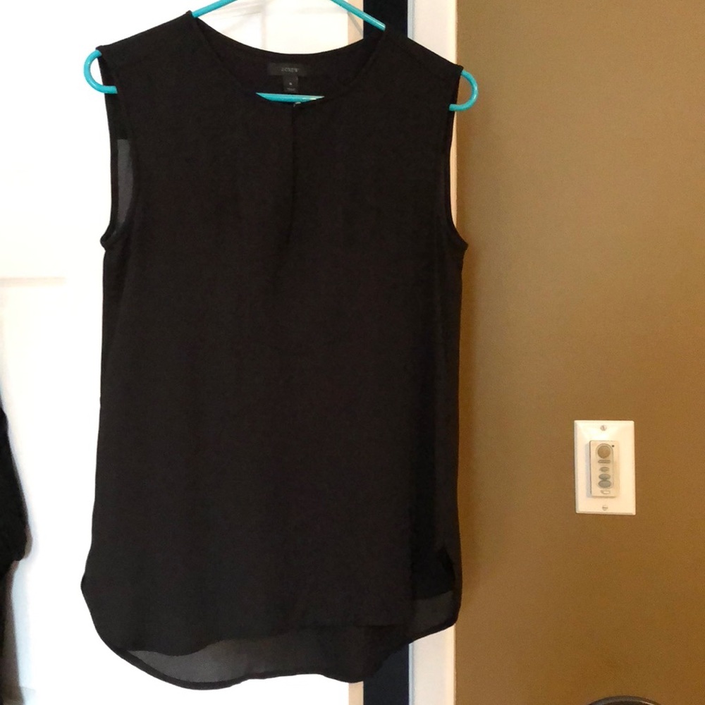 J. Crew sleeveless blouse